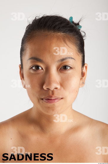 Face Emotions Woman Asian Average