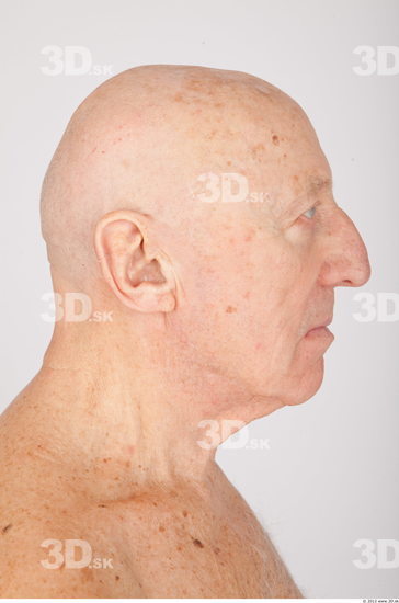 and more Head Man White Chubby Wrinkles 3D Phonemes And Emotions