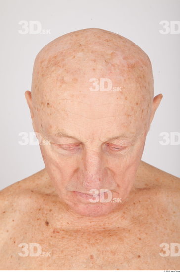 and more Head Man White Chubby Wrinkles 3D Phonemes And Emotions