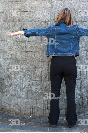 Whole Body Woman T poses White Casual Average