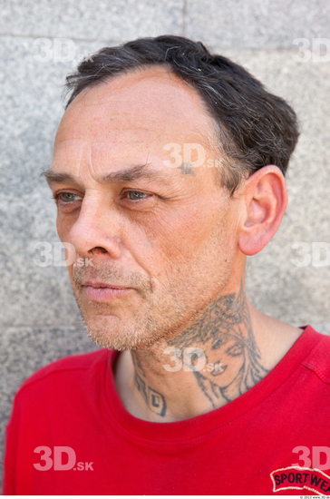 Head Man Tattoo Casual Average Street photo references