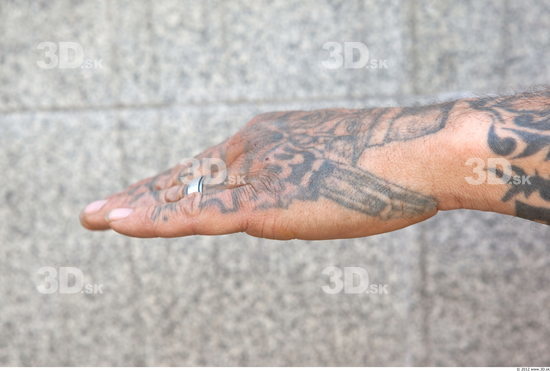 Hand Head Man Tattoo Casual Jewel Average Street photo references