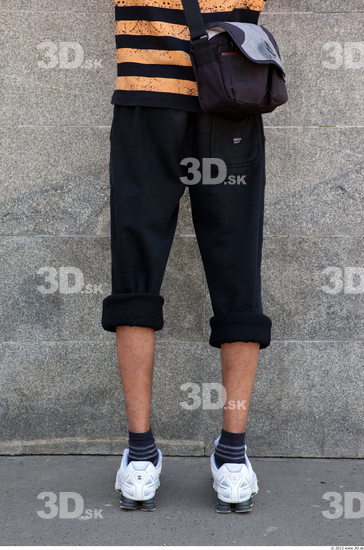 Leg Head Man Casual Shorts Slim Average Street photo references