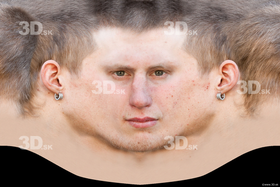Head Man White Jewel Head textures