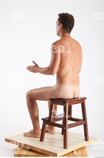 Whole Body Man Artistic poses White Nude Athletic