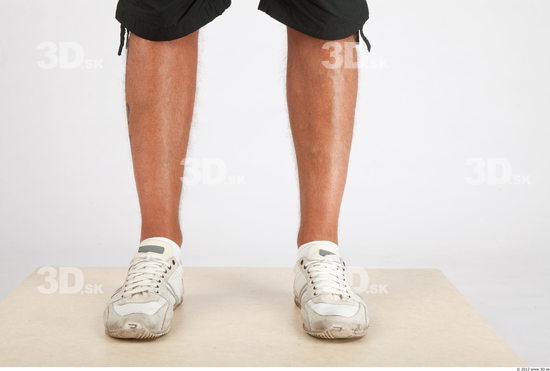 Calf Whole Body Man Sports Shoes Athletic Studio photo references