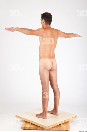 Whole Body Man T poses Nude Sports Athletic Studio photo references