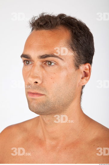 Whole Body Head Man Sports Athletic Studio photo references