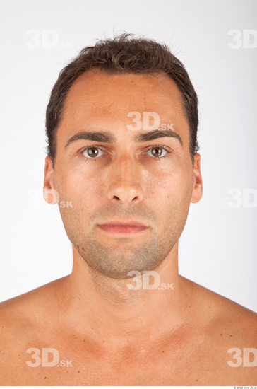 Whole Body Head Man Sports Athletic Studio photo references