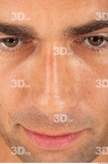 Nose Whole Body Man Sports Athletic Studio photo references