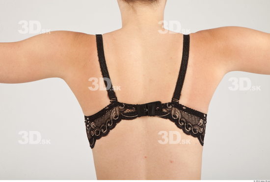 Whole Body Back Woman Casual Underwear Bra Slim Studio photo references