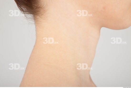 Neck Whole Body Woman Nude Casual Slim Studio photo references