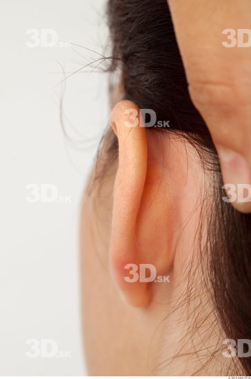 Ear Whole Body Woman Casual Slim Studio photo references