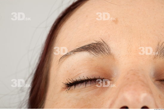 Eye Whole Body Woman Casual Slim Studio photo references