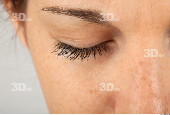 Eye Whole Body Woman Casual Slim Studio photo references