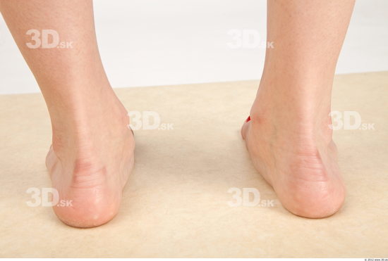 Foot Whole Body Woman Nude Casual Slim Studio photo references