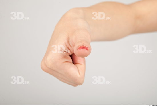 Fingers Whole Body Woman Casual Slim Studio photo references