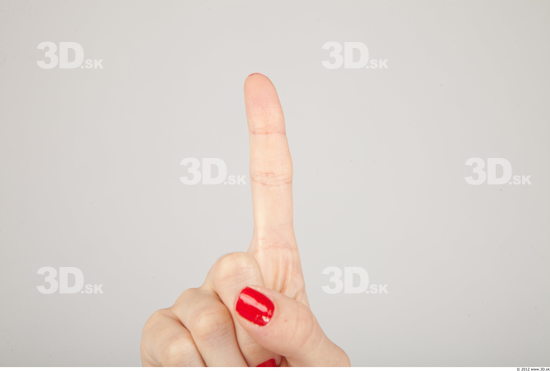 Fingers Whole Body Woman Casual Slim Studio photo references