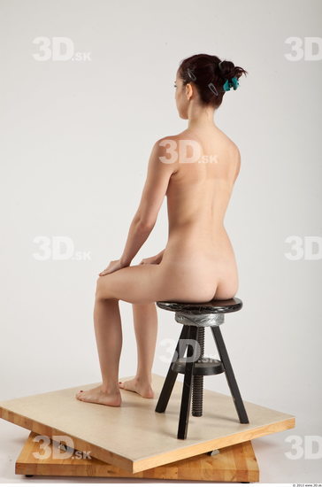 Whole Body Woman Artistic poses White Nude Slim