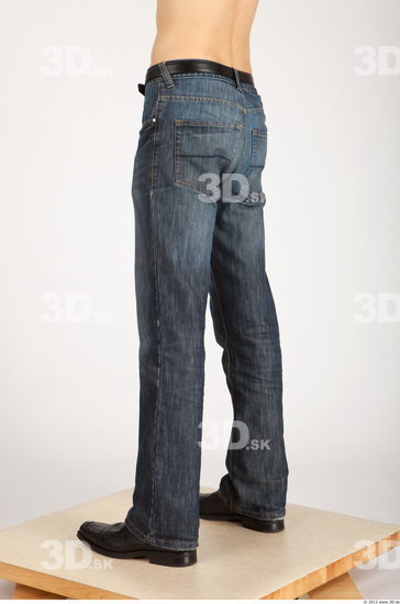 Leg Whole Body Man Casual Jeans Slim Studio photo references