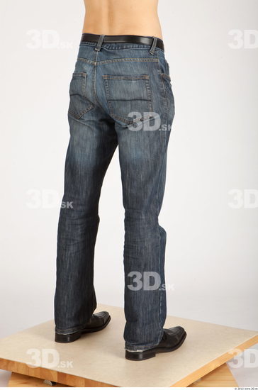 Leg Whole Body Man Casual Jeans Slim Studio photo references