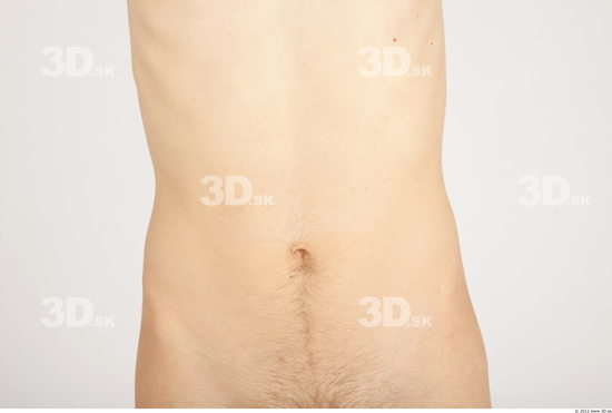 Belly Whole Body Man Nude Casual Slim Studio photo references