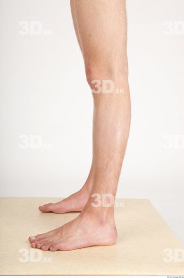 Calf Whole Body Man Nude Casual Slim Studio photo references