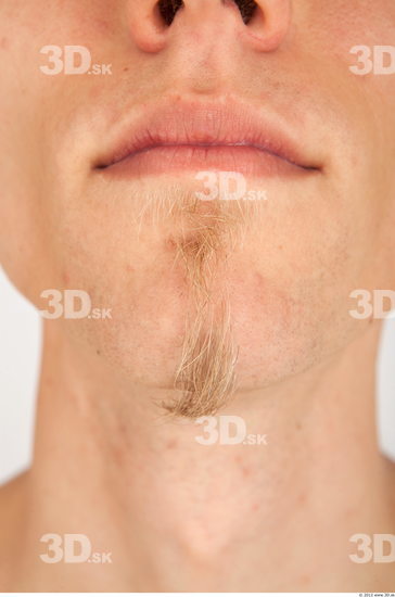 Mouth Whole Body Man Casual Slim Bearded Studio photo references