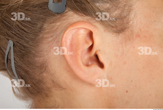 Ear Whole Body Man Casual Slim Studio photo references