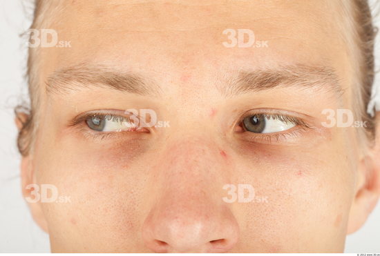 Eye Whole Body Man Casual Slim Studio photo references