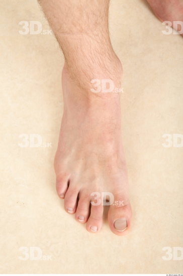 Foot Whole Body Man Nude Casual Slim Studio photo references