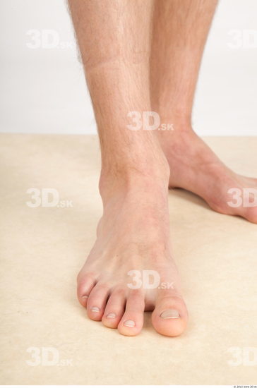 Foot Whole Body Man Nude Casual Slim Studio photo references