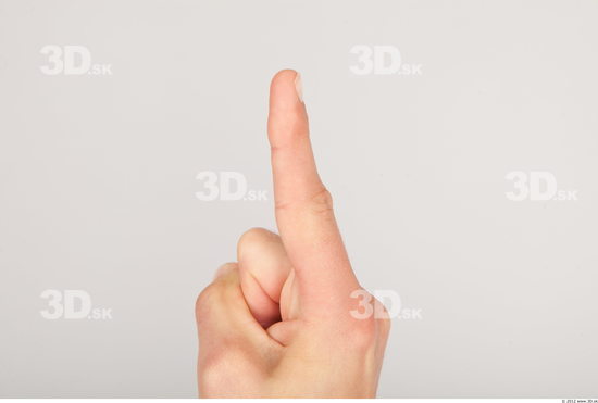 Fingers Whole Body Man Casual Slim Studio photo references