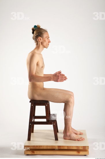 Whole Body Man Artistic poses White Nude Slim