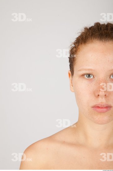 Face Whole Body Woman Casual Slim Studio photo references