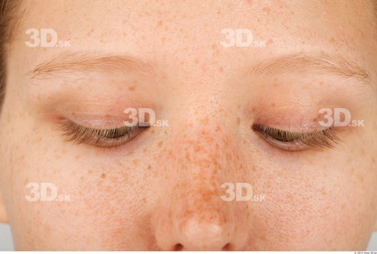 Eye Whole Body Woman Casual Slim Studio photo references