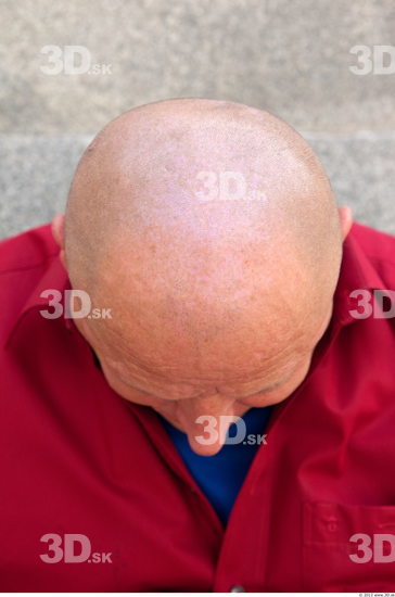 Head Hair Man Casual Slim Overweight Bald Street photo references