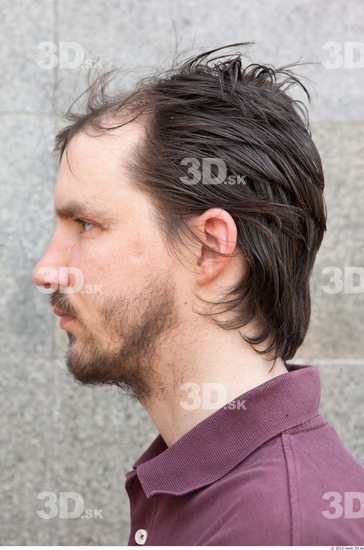 Head Man Casual Slim Bearded Street photo references