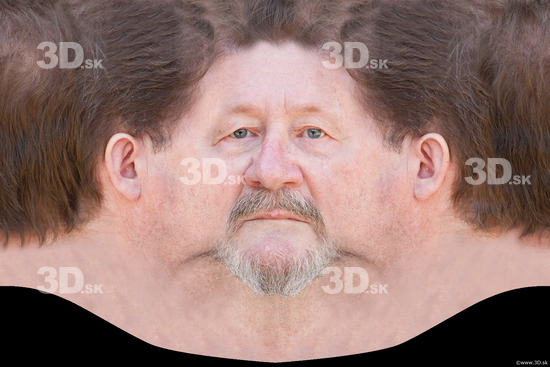 Head Man White Head textures Bearded