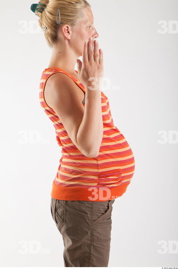 Arm Woman Animation references White Casual Pregnant Top