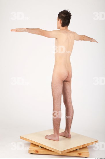 Whole Body Man Animation references T poses Nude Sports Slim Studio photo references