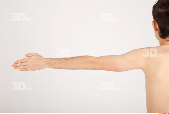 Arm Whole Body Man Animation references Nude Sports Slim Studio photo references