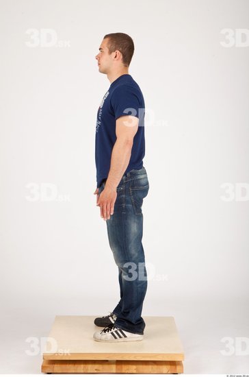 Whole Body Man Animation references Casual Average Studio photo references