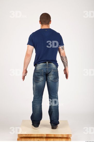 Whole Body Man Animation references Casual Average Studio photo references