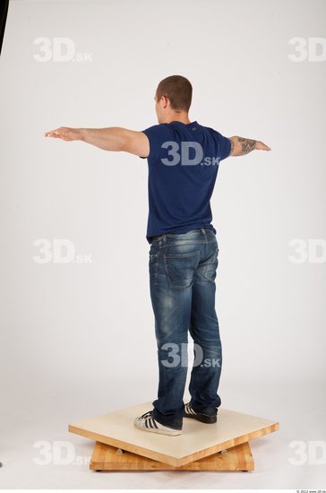 Whole Body Man Animation references T poses Casual Average Studio photo references