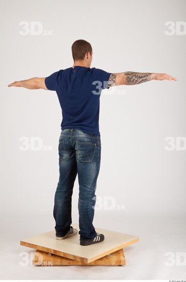 Whole Body Man Animation references T poses Casual Average Studio photo references