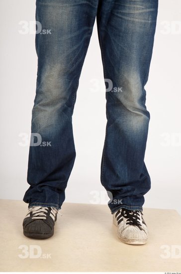 Calf Whole Body Man Animation references Casual Jeans Average Studio photo references