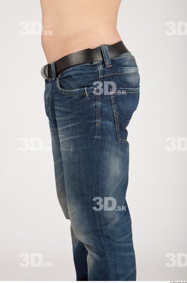 Thigh Whole Body Man Animation references Casual Jeans Average Studio photo references