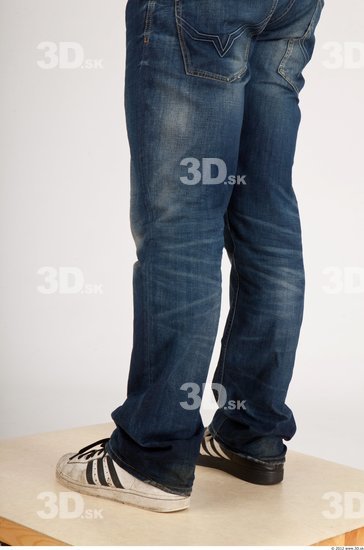 Calf Whole Body Man Animation references Casual Jeans Average Studio photo references