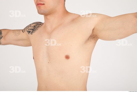 Chest Whole Body Man Animation references Nude Casual Average Studio photo references